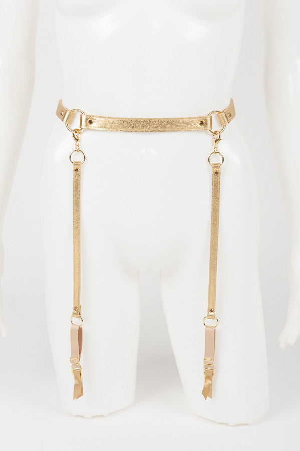 fr-ulein-kink-champagne-strapsg-rtel-leder-gold-einheitsgr-e image 1