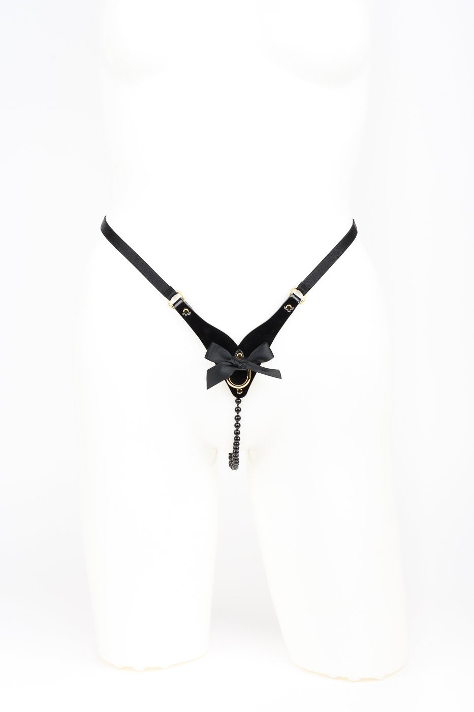 fr-ulein-kink-pearl-string-perlenstring-schwarz-s-m image 1