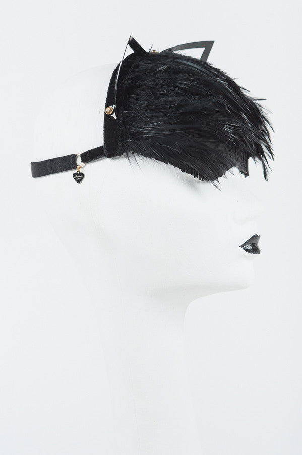 fr-ulein-kink-caviar-kitten-mask-katzenmaske-feder-schwarz image 7