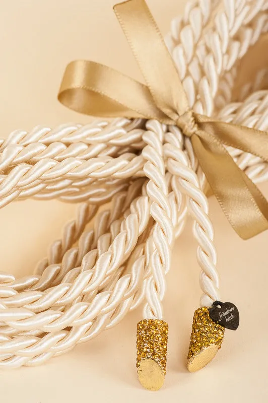 fr-ulein-kink-gold-bridal-lasso-bondage-seil-5-meter image 1