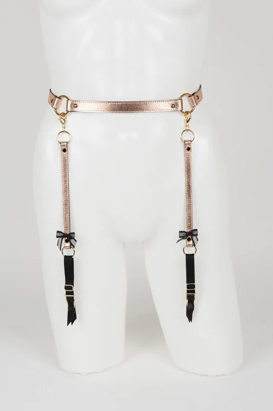 fr-ulein-kink-lingerie-topaz-strapsg-rtel-ros-gold-schwarz image 1
