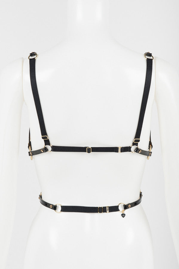 fr-ulein-kink-jet-harness-cage-bra-schwarz-gold image 5