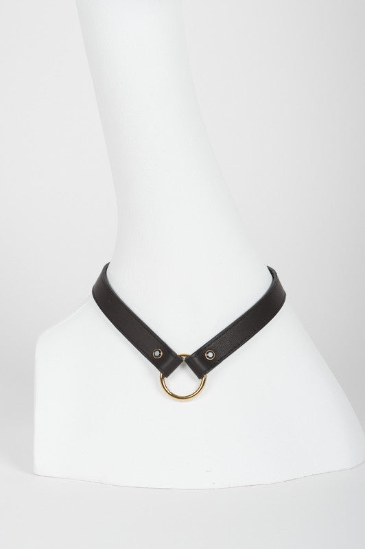 fr-ulein-kink-onyx-halsband-leder-schwarz-swarovski image 5