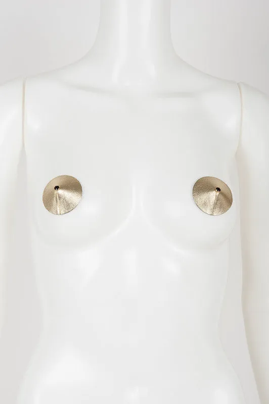 fr-ulein-kink-oro-pasties-gold-leder-swarovski image 1