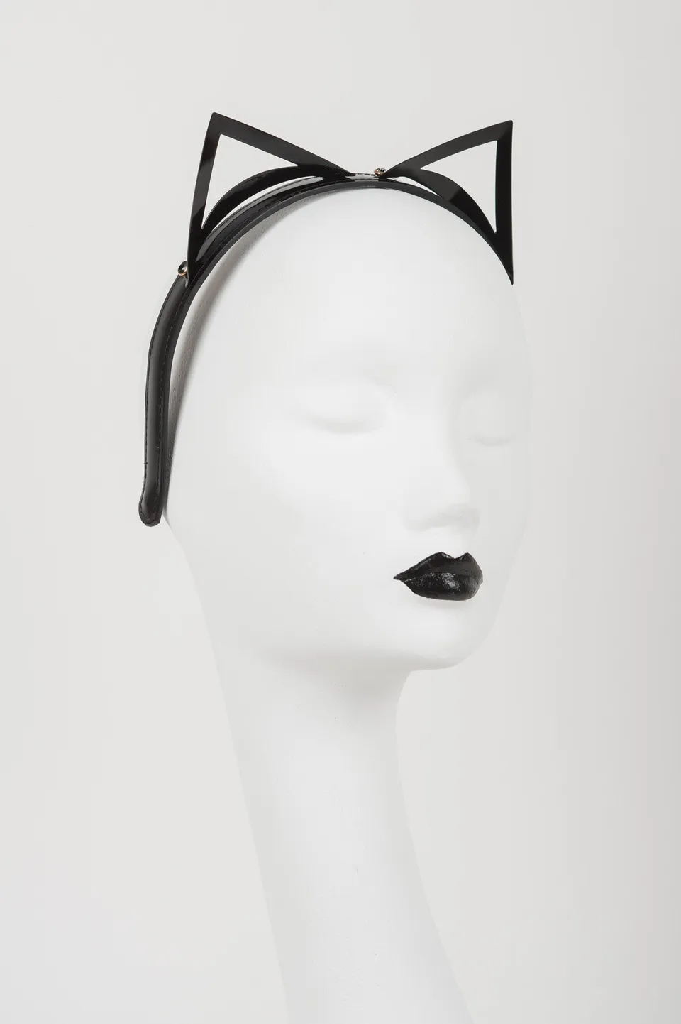 fr-ulein-kink-onyx-headband-katzenohren-haarreif-schwarz-leder image 1