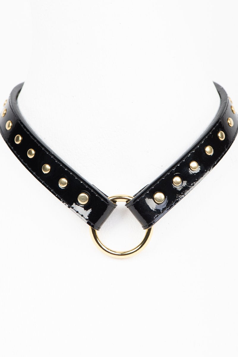 fr-ulein-kink-ricco-t-strap-fesseln-lackleder-schwarz image 3