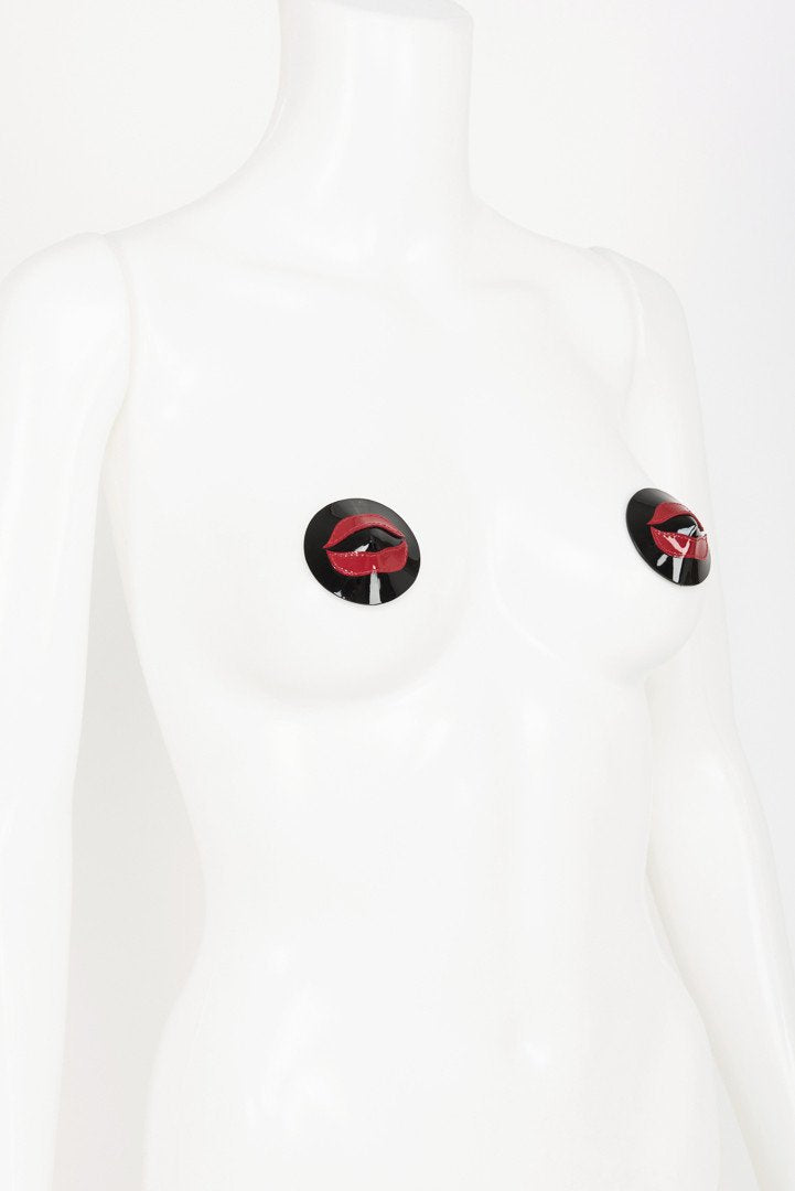 fr-ulein-kink-kiss-pasties-nippel-schwarz-rot-leder image 4