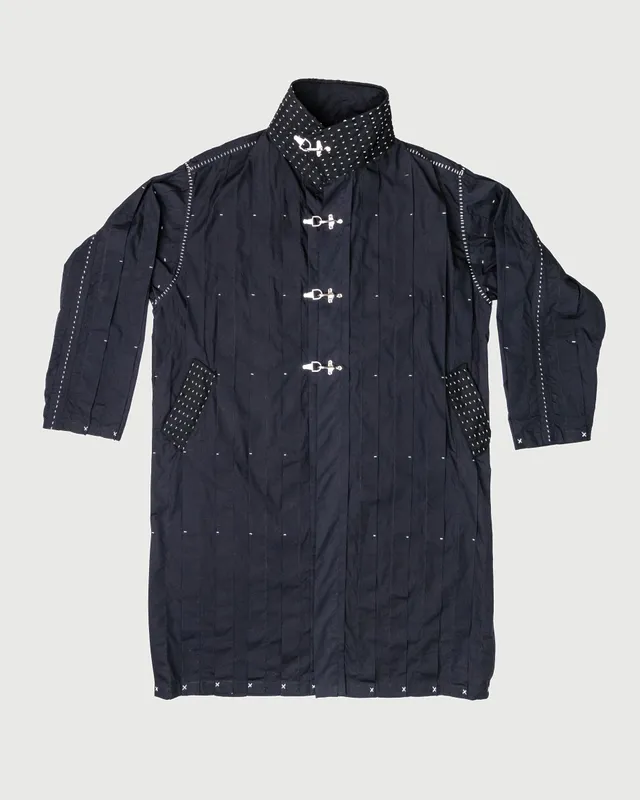 dennis-chuene-miyake-coat-mantel-baumwoll-twill image 1