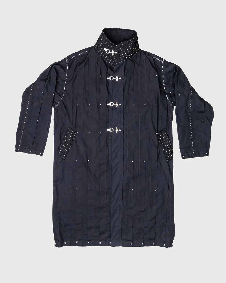 dennis-chuene-miyake-coat-mantel-baumwoll-twill image 1