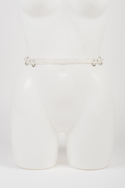 fr-ulein-kink-ivory-belt-tailleng-rtel-python-leder-creme image 1