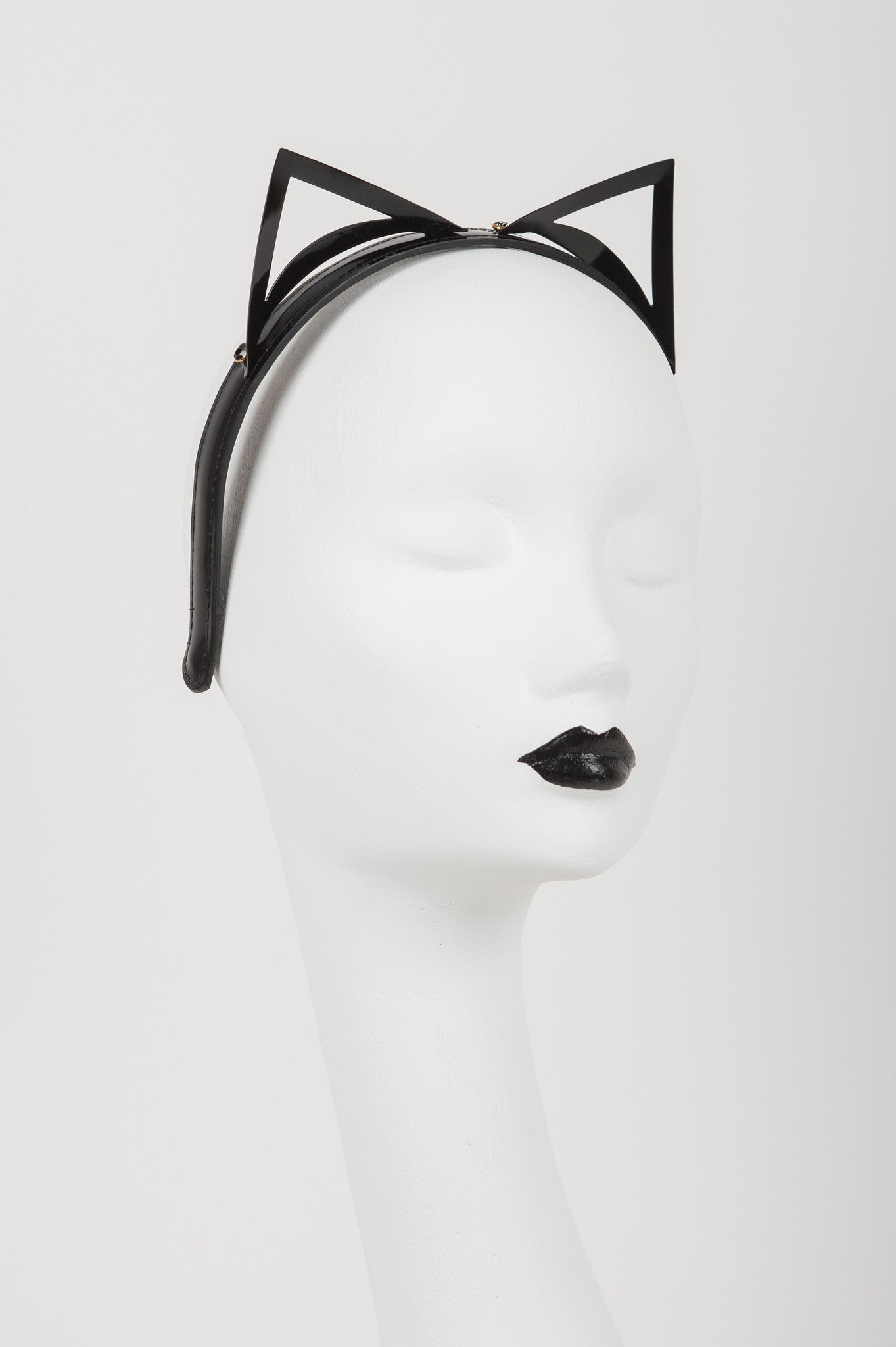 fr-ulein-kink-onyx-headband-katzenohren-haarreif-schwarz-leder image 1
