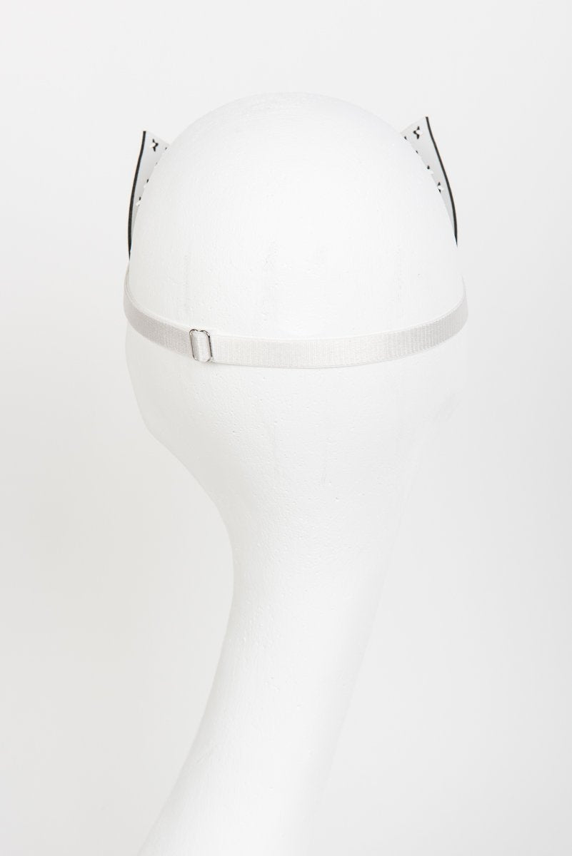 fru00e4ulein-kink-bianco-kitten-maske-wei-lackleder image 6