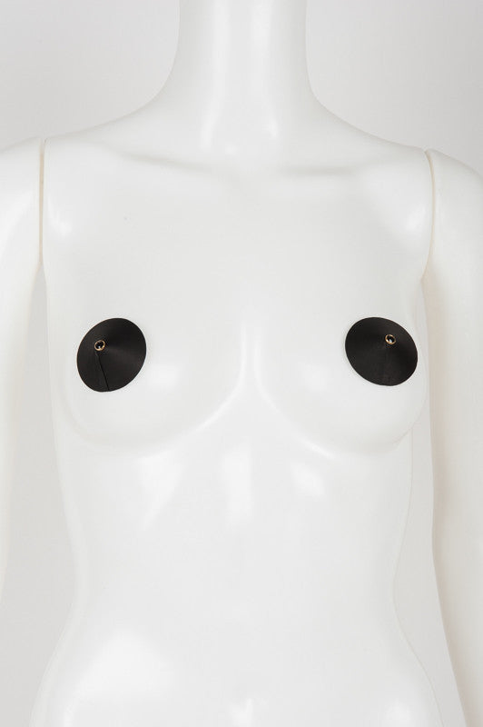 fraulein-kink-onyx-nippel-pasties-schwarz-leder-swarovski image 1