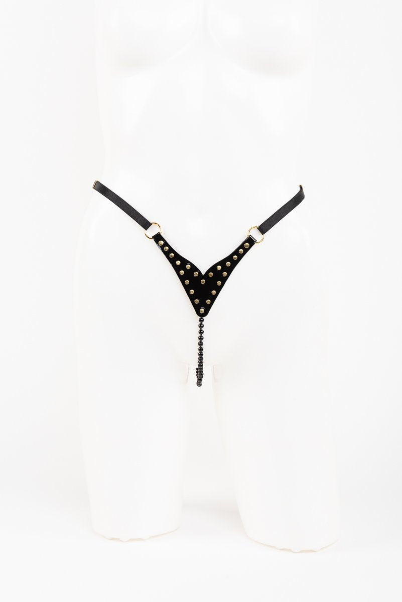 fr-ulein-kink-ricco-pearl-string-perlenstring-lackleder-s-m image 1