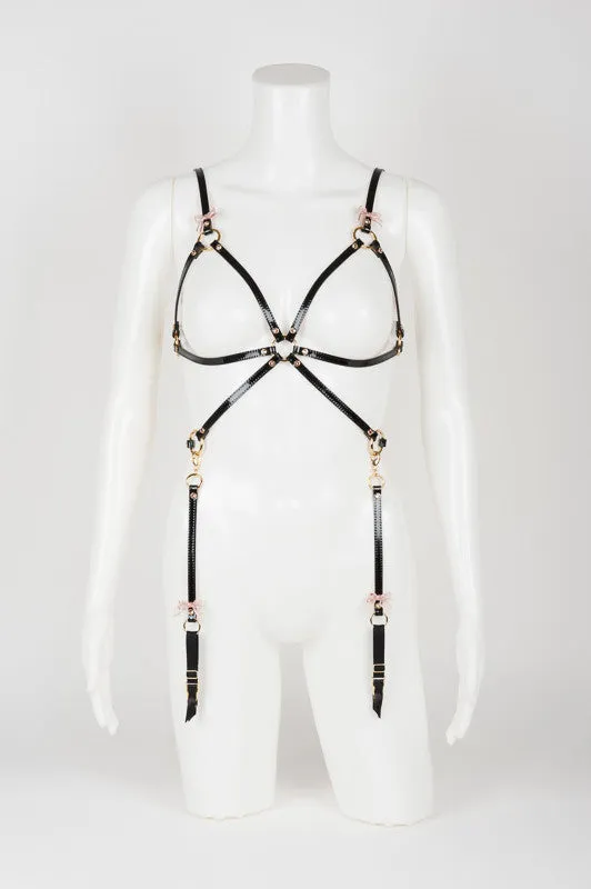 fr-ulein-kink-n-nette-playsuit-body-schwarz-cage-bh-strapse image 1