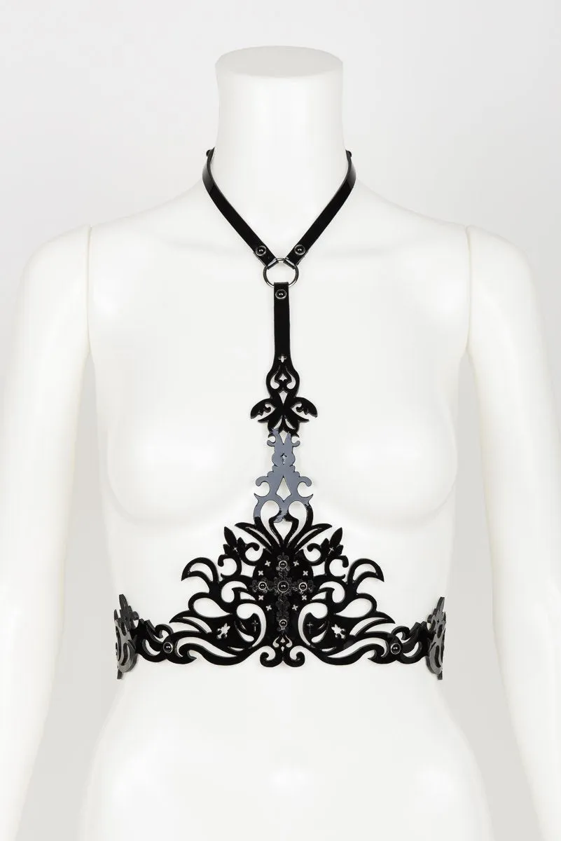 fr-ulein-kink-harnesses-nero-harness-bh-lackleder-schwarz image 1