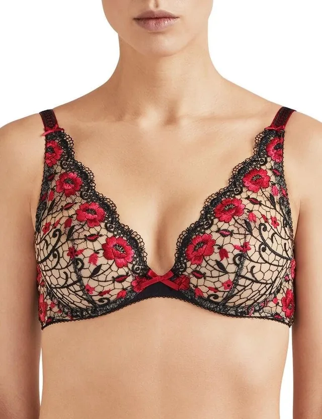 aubade-exotic-fever-plunge-bh-blumen-stickerei-t-ll image 1