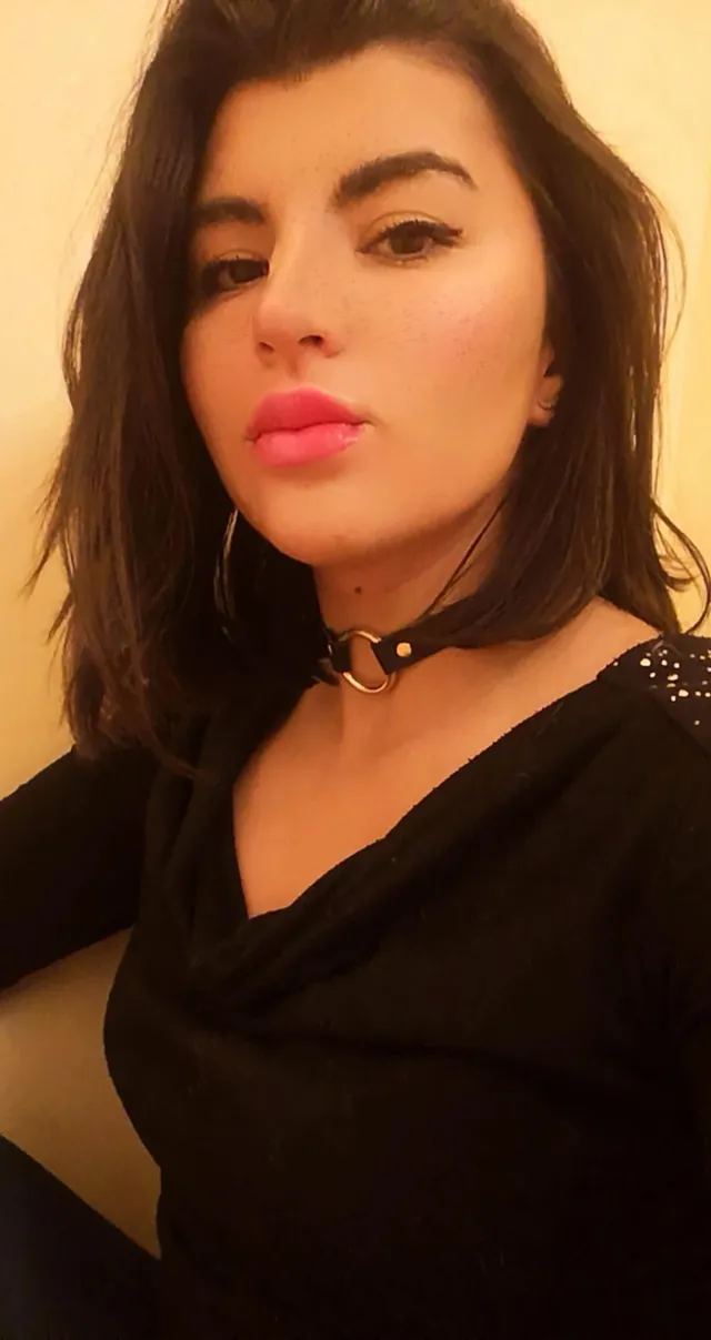 amoreze-isabelle-leder-choker-schwarz-gold-gr-e-s image 1
