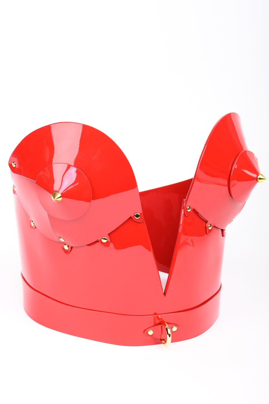 fraulein-kink-roja-korsett-rot-lack-leder-spiked-24k-gold image 6