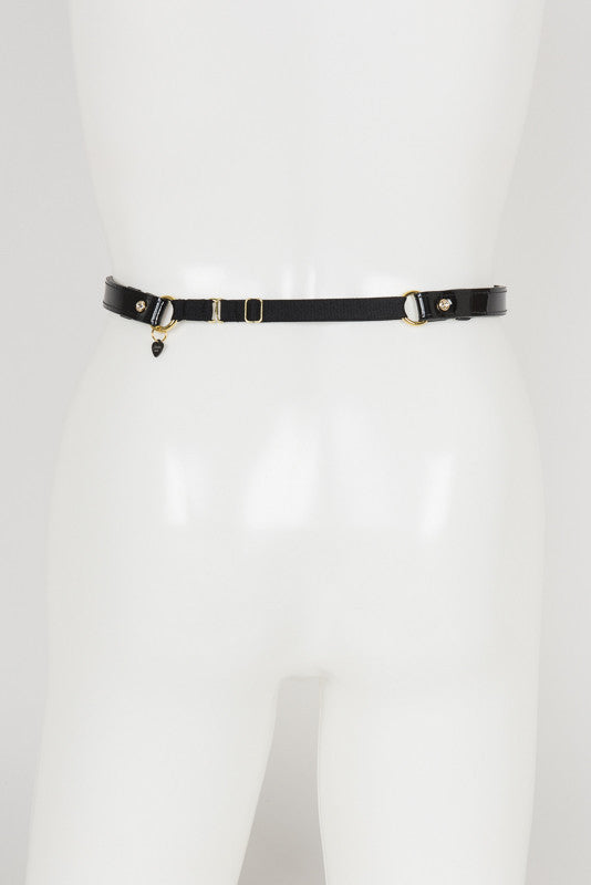 fr-ulein-kink-ritsy-belt-strapsg-rtel-lack-schwarz image 4