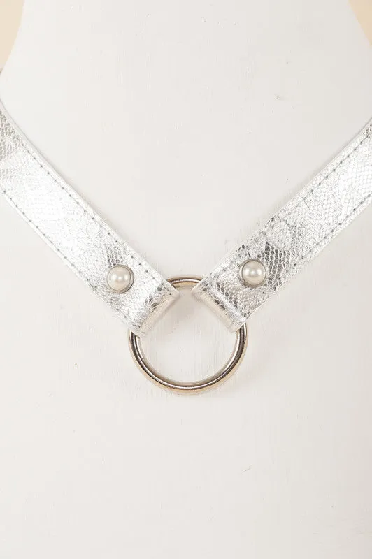 fr-ulein-kink-silver-lace-collar-halsband-spitze-silber image 1