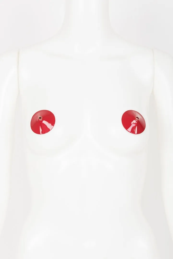 fr-ulein-kink-rosso-pasties-nippelcover-rot-lack-swarovski image 1