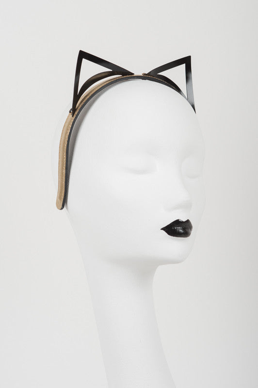 fr-ulein-kink-oro-headband-katzenohren-gold-schwarz image 1