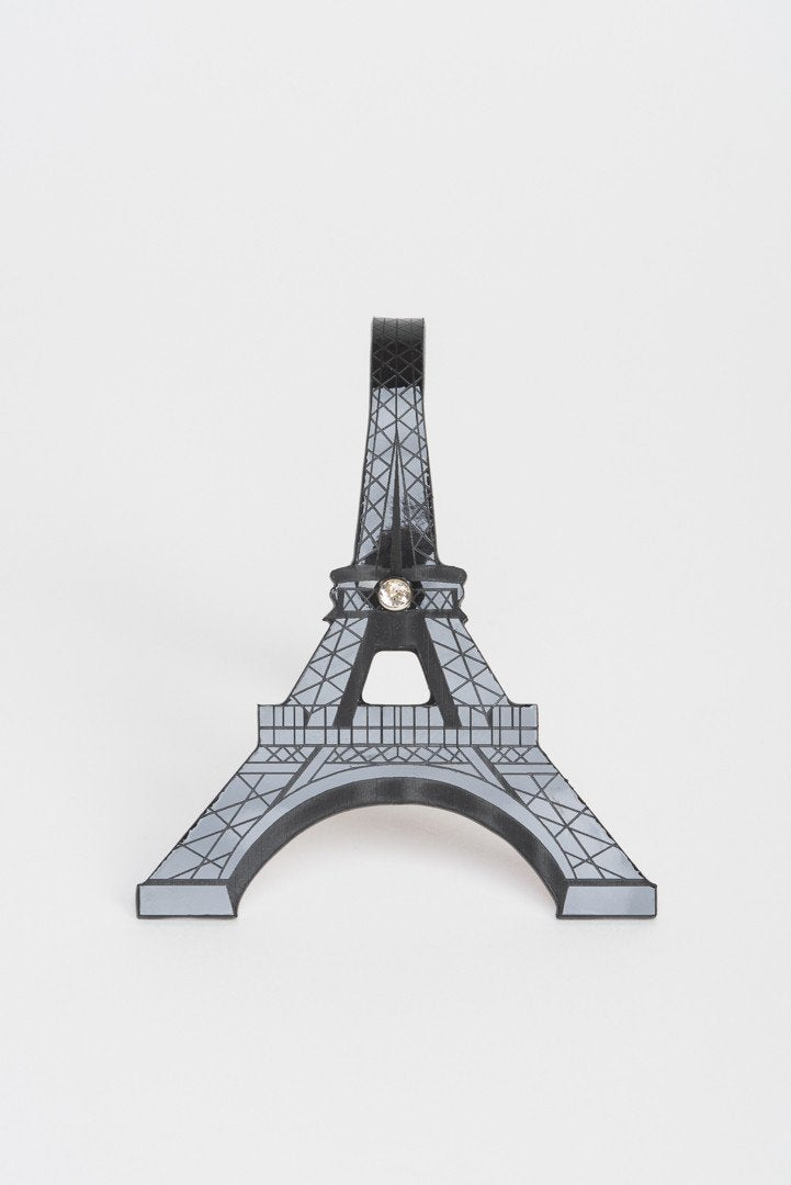fraulein-kink-lingerie-eiffel-key-chain-anh-nger-schwarz image 1