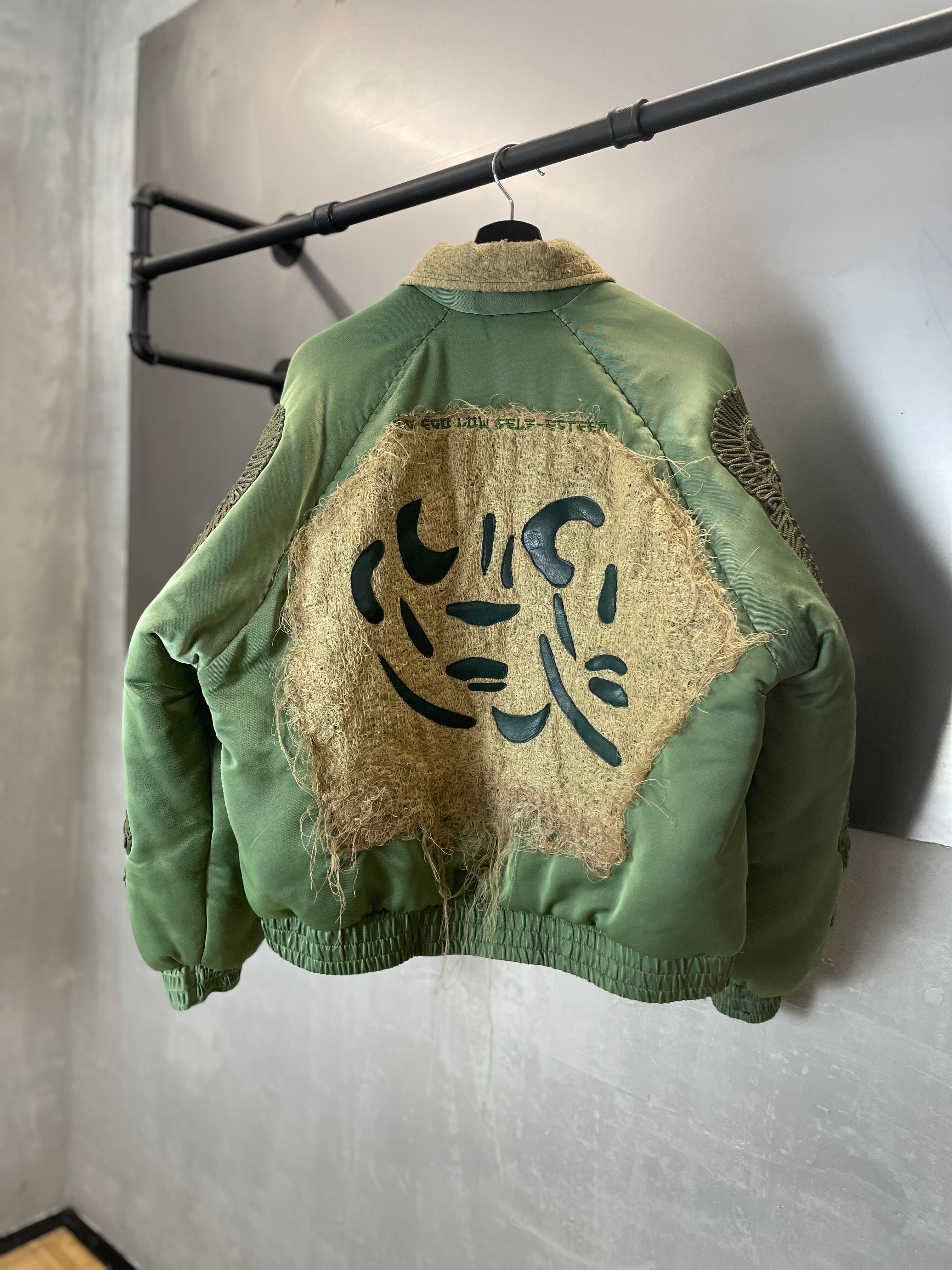 dennis-chuene-face-bomber-jacket-bomberjacke-olivgr-n image 6