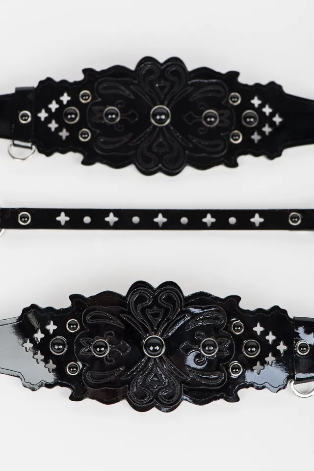 fr-ulein-kink-nero-handcuffs-fu-fesseln-schwarz-leder image 1
