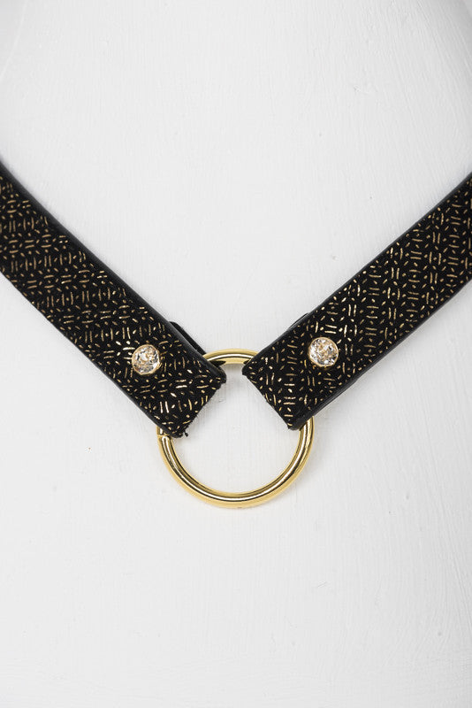 fr-ulein-kink-lush-lead-halsband-schwarz-gold image 2