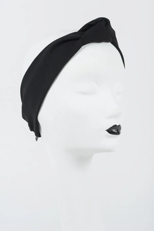 fr-ulein-kink-caviar-turban-headband-satin-schwarz-verstellbar image 1