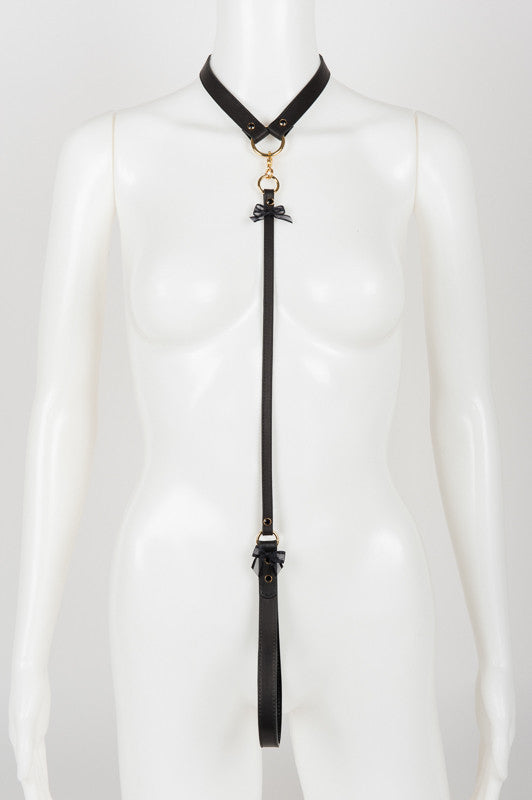fr-ulein-kink-onyx-lead-collar-halsband-schwarz image 1