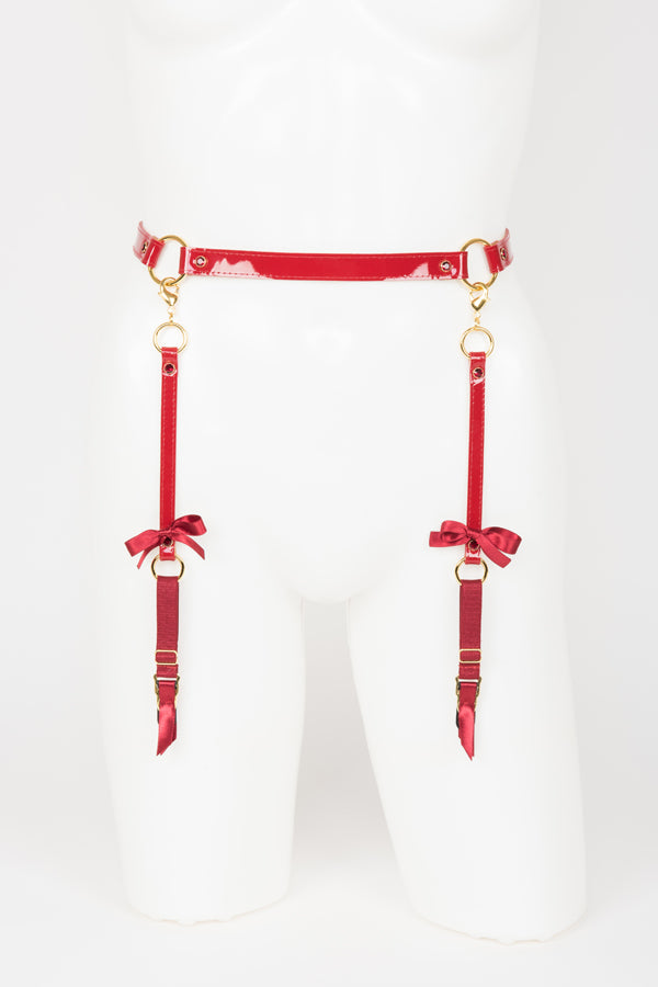 fr-ulein-kink-red-hot-strapsg-rtel-rot-lackleder image 1