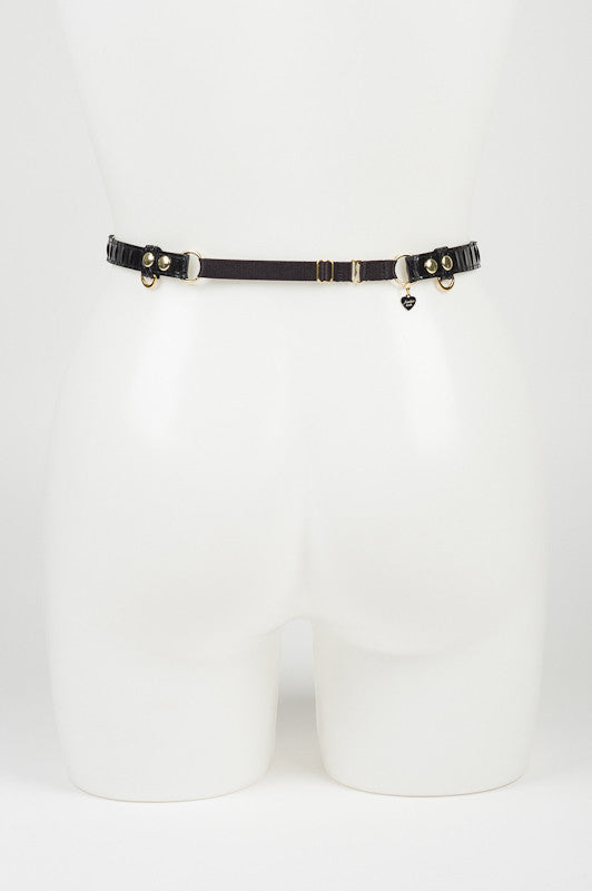 fr-ulein-kink-luxe-belt-g-rtel-python-schwarz-einheitsgr-e image 3