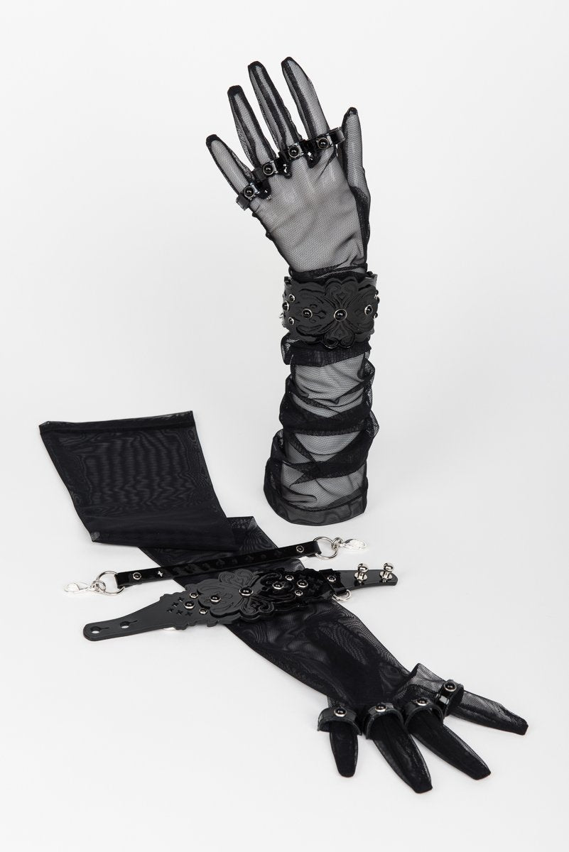 fr-ulein-kink-nero-handschuhe-schwarz-t-ll-fesseln image 1