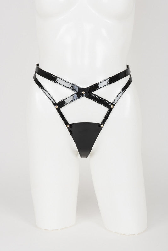 fraulein-kink-ritsy-string-lederstring-schwarz-s-m image 1