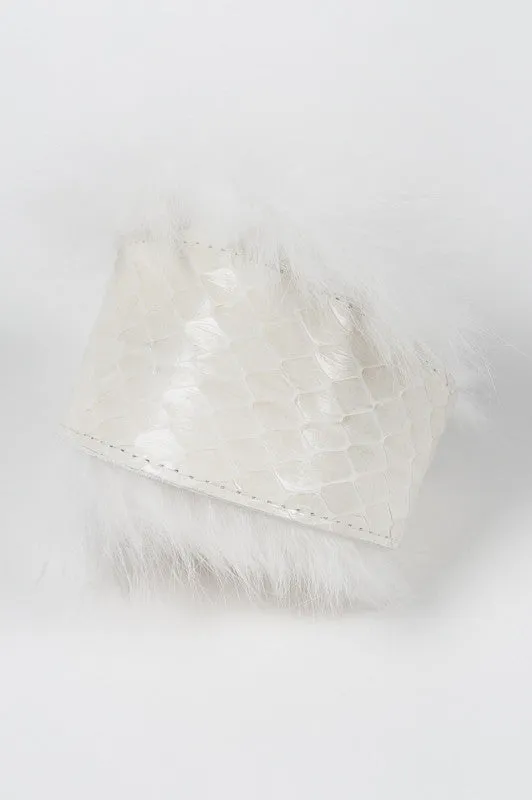 fr-ulein-kink-ivory-cuff-manschette-weiss-python image 1