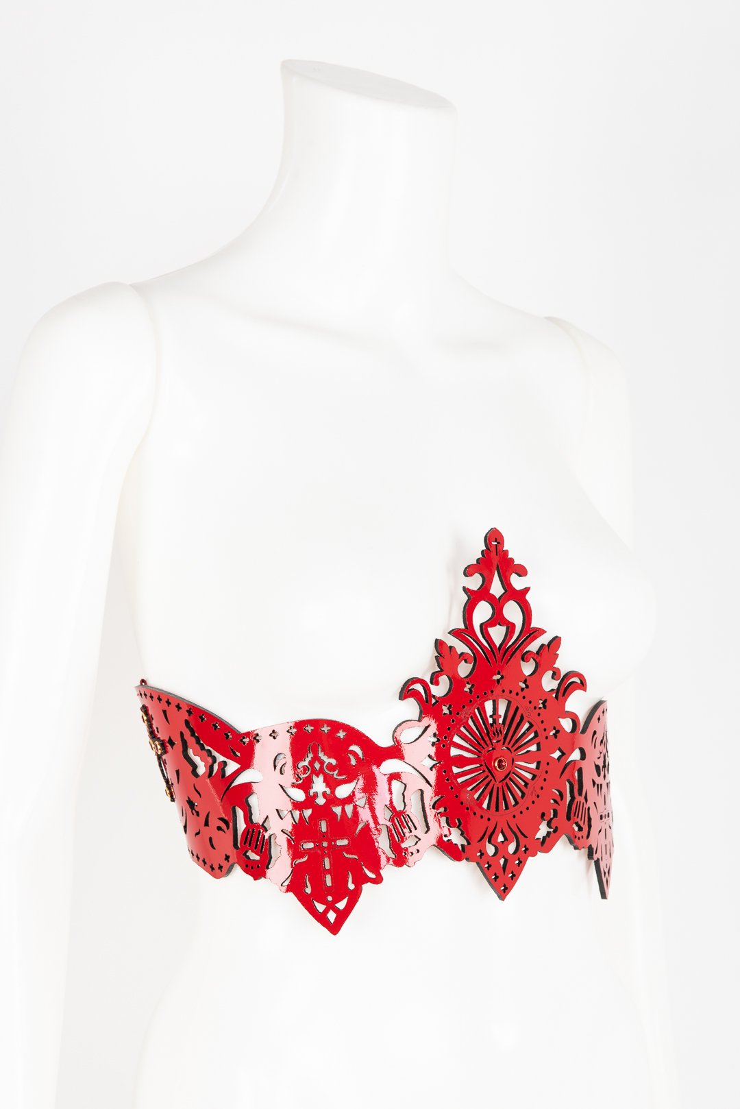 fr-ulein-kink-rosso-underbust-harness-rot-lack-s-m-m-l image 4