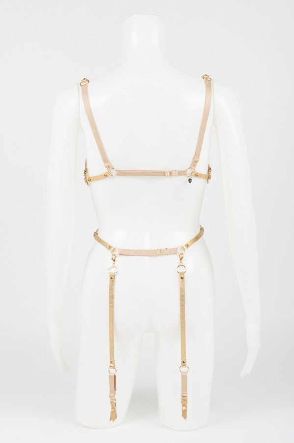 fr-ulein-kink-champagne-playsuit-gold-leder-gr-e-one-size image 4