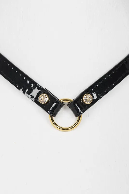 fr-ulein-kink-ritsy-skinny-collar-halsband-schwarz image 1