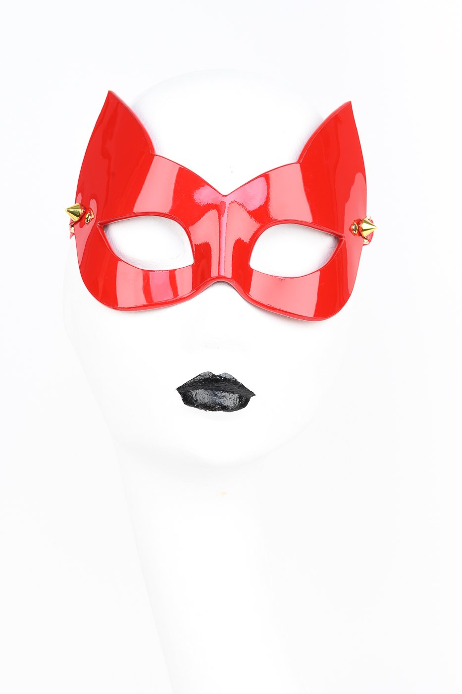 fr-ulein-kink-roja-maske-augenbinde-rot-lackleder-katze image 1