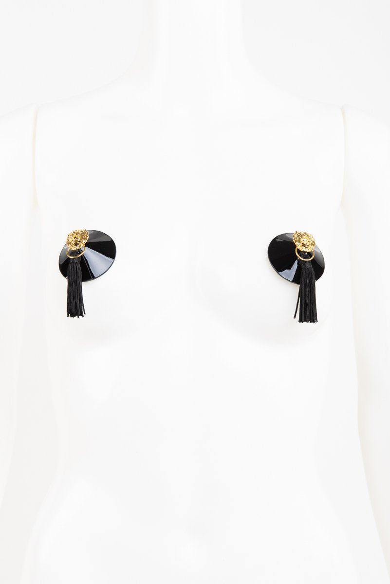 fru00e4ulein-kink-leone-tassel-pasties-nippelcover-gold image 1