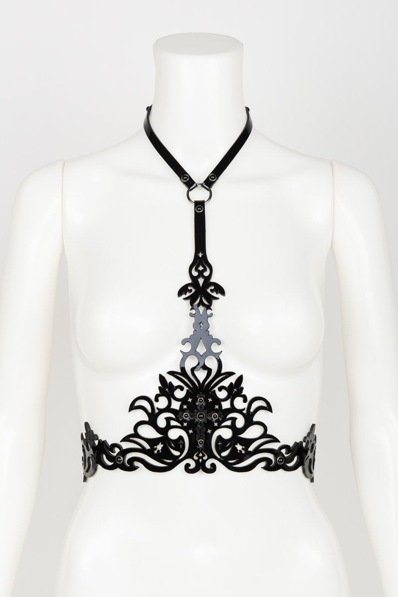 fr-ulein-kink-harnesses-nero-harness-bh-lackleder-schwarz image 1
