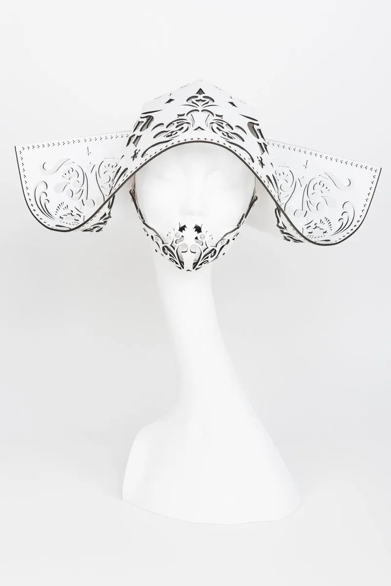 fr-ulein-kink-bianco-cornette-kopfschmuck-leder-wei image 1