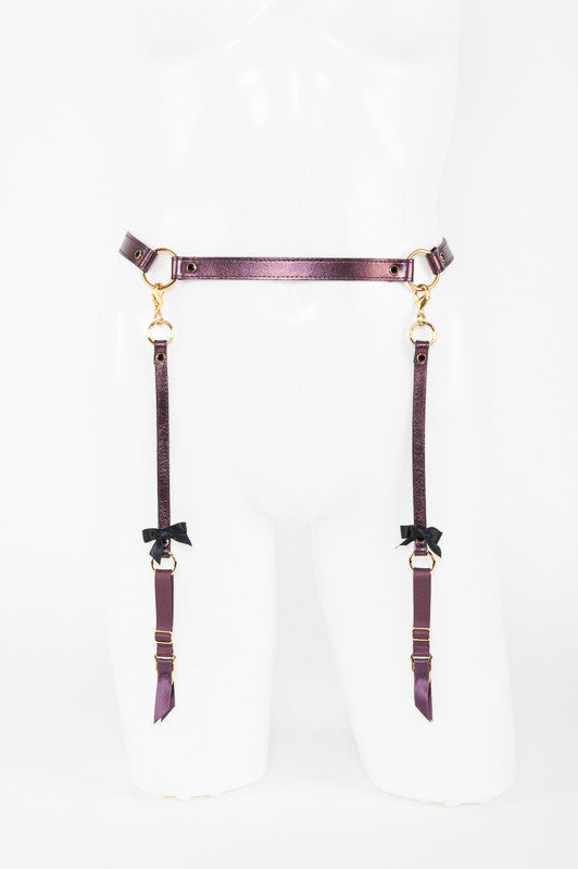 fr-ulein-kink-lingerie-violet-garter-strapsg-rtel-lila-swarovski image 1