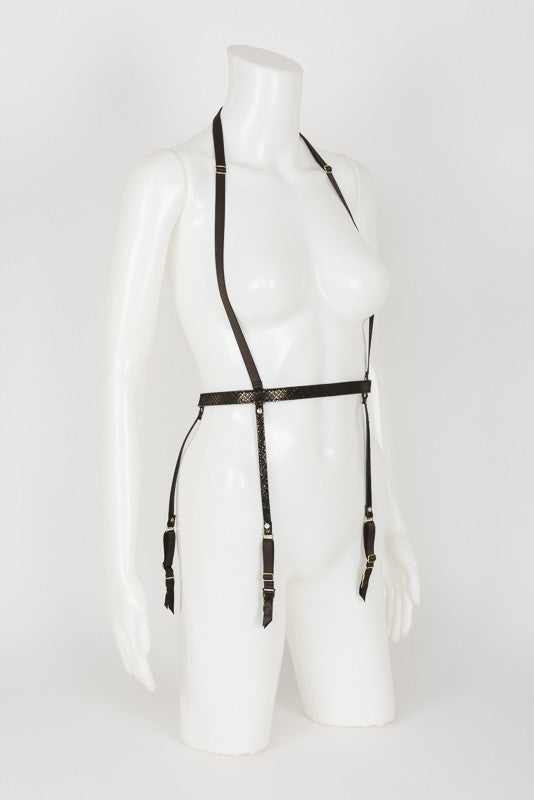 fr-ulein-kink-lush-strapsg-rtel-leder-schwarz-gold image 3