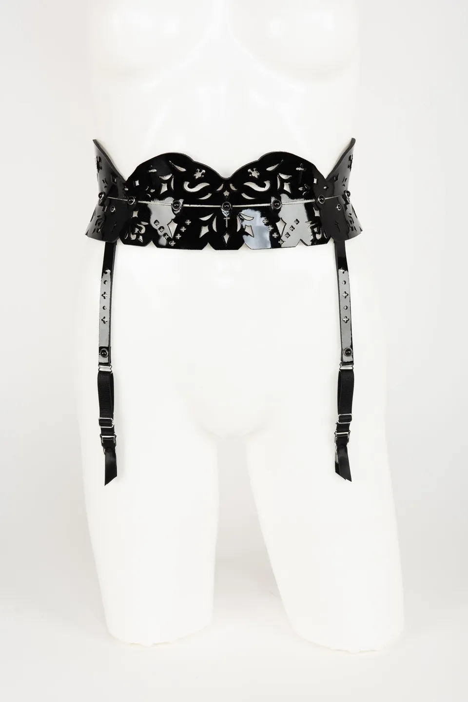 fr-ulein-kink-lingerie-nero-skinny-strapsg-rtel-schwarz-s-m image 1