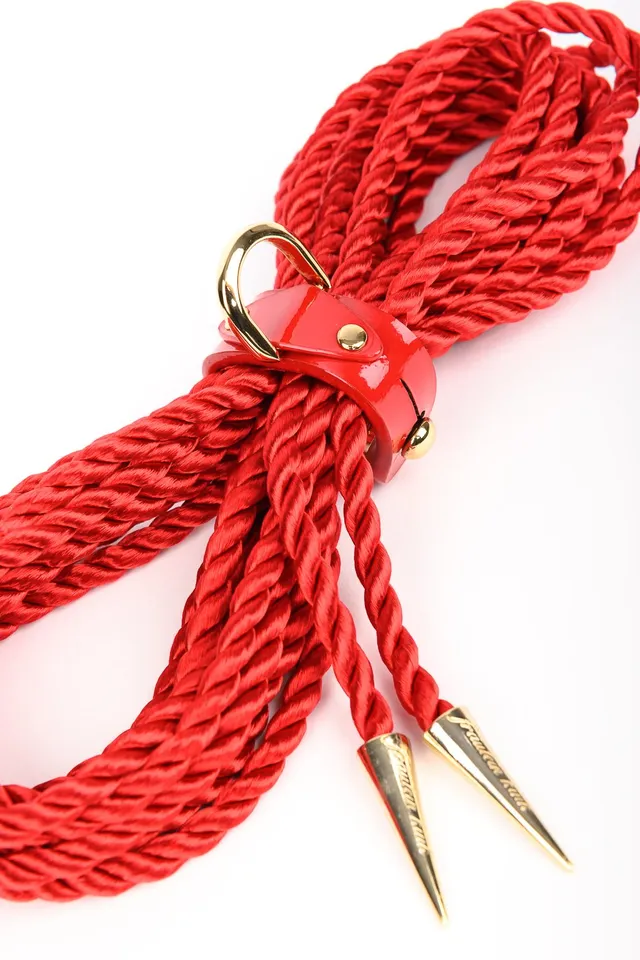 fr-ulein-kink-roja-spiked-lasso-5-meter-rot image 1