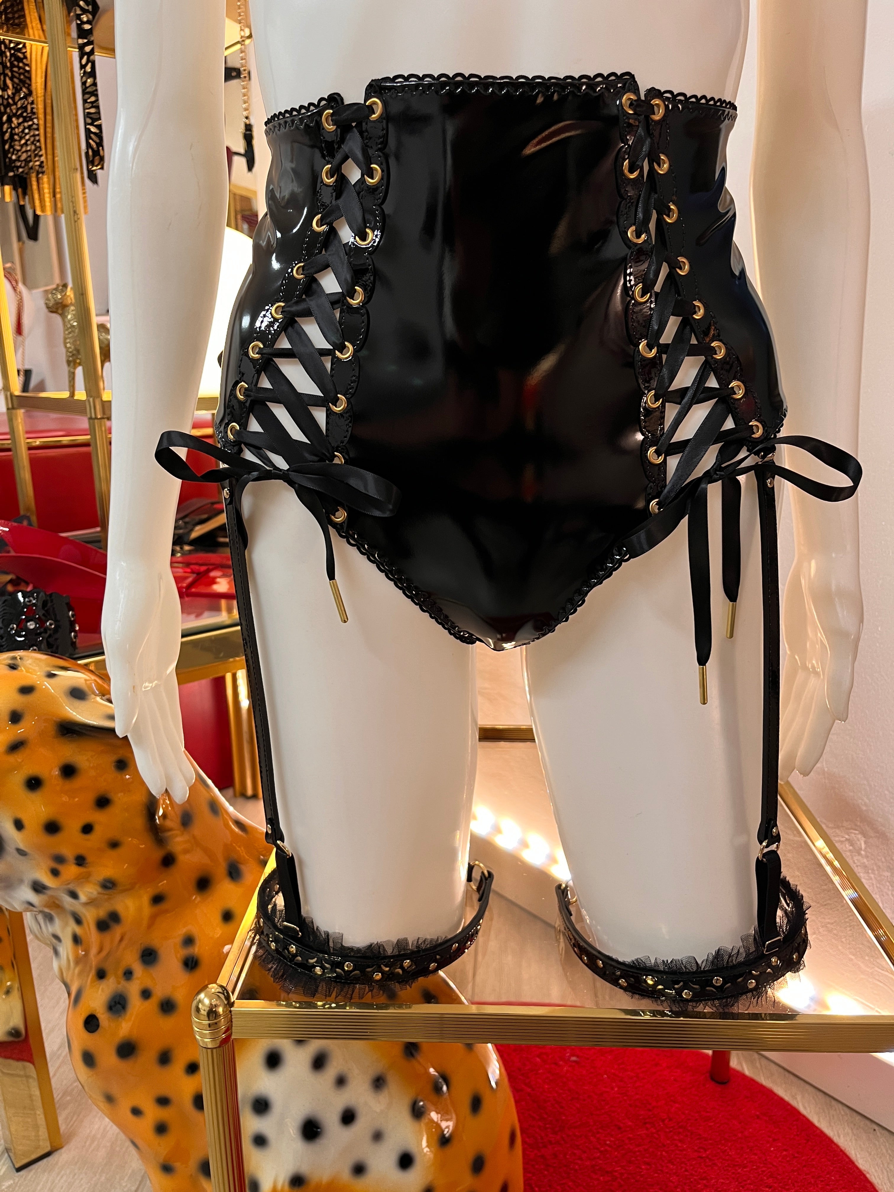 fr-ulein-kink-edelhei-leg-garters-beinstraps-schwarz image 6